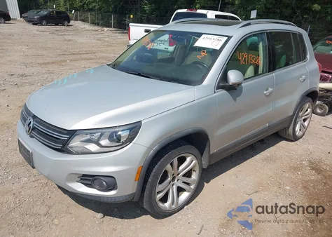 2012 Volkswagen Tiguan Sel из США, поврежденный, VIN WVGAV7AX8CW544835